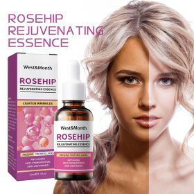 West&Month Rosehip Rejuvenating Essence, Moisturizing And Firming Skin, Lightening Fine Lines And Spots Brightening Skin Essence