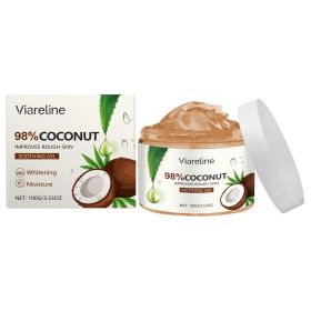 Viareline Coconut Moisturizing Hydrating Gel Sooth Dry Face Moisturizing Hydrating Moisturizing Delicate Skin