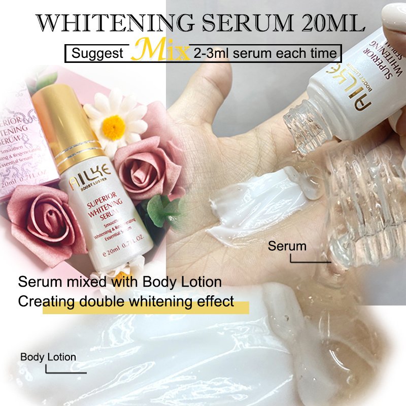 ailke glutathione and vitamin c Superior Whitening Body Lotion Anti-Aging Lotion AILKE private label 24 hours