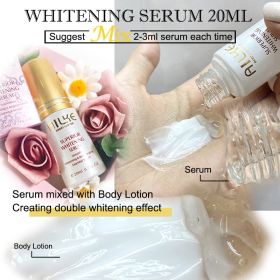 AILKE Whitening Face Cream, Antioxidant, Reduce Dark Spots, Inhibit Melanin, Anti-aging, With Collagen, Niacinamide, Glutathione (Color: SERUM)