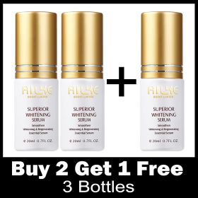 AILKE Super Whitening Face Serum, Moisturizes, Hydration, Removes Dark Spots, Freckles, Chloasma, With Vitamin C, Fast Results (Color: 3 Bottle Serum)